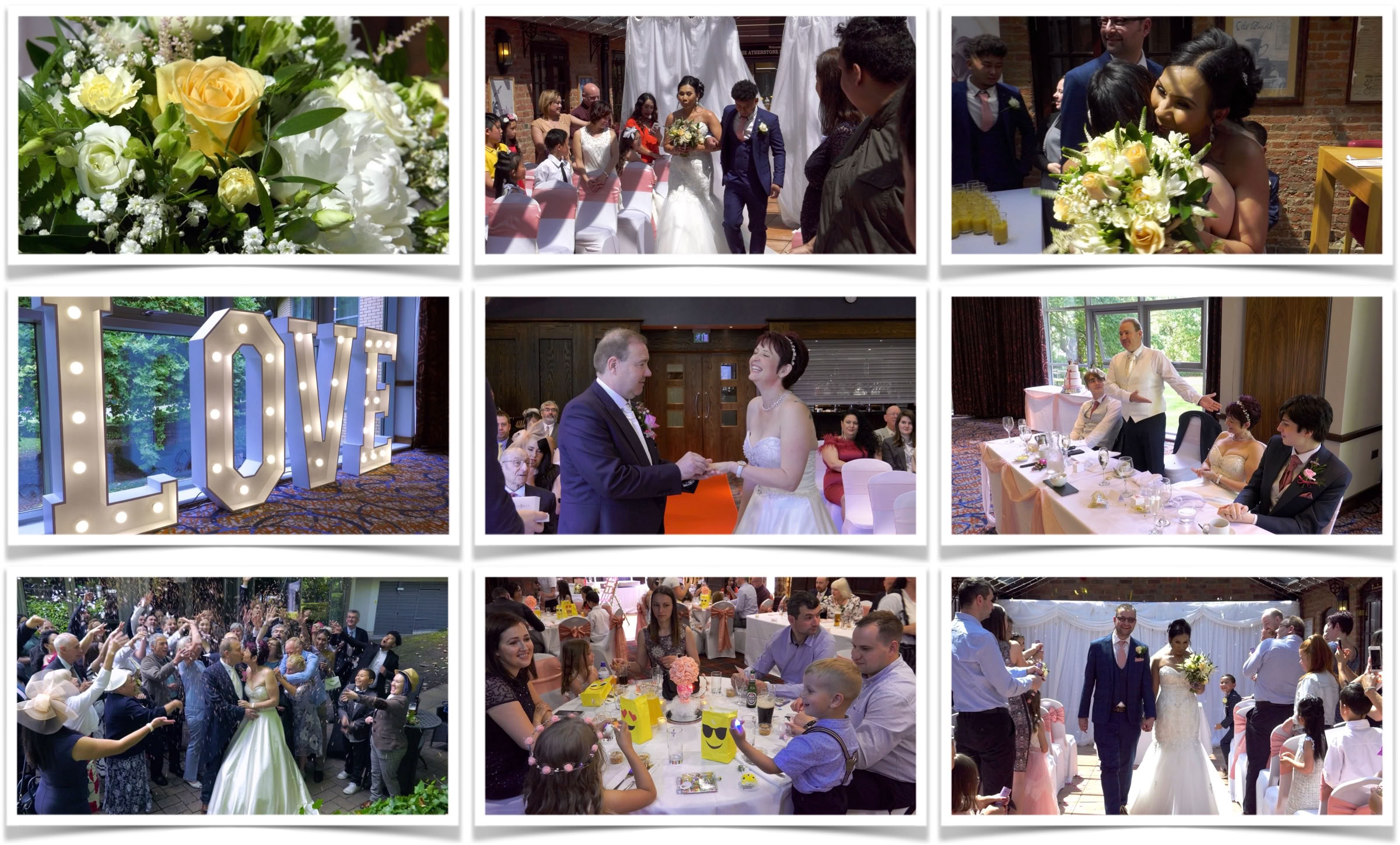Waling down the aisle, getting married, wedding ceremony